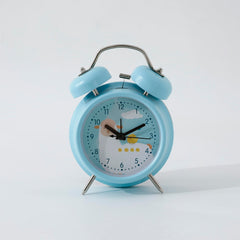 Kuber Industries Timer Alarm Clock for Students & Heavy Sleepers | Study Table Watch for Kids Bedroom and Living Room | Baby Blue