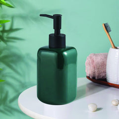 Kuber Industries Liquid Soap Dispenser | Handwash Soap Dispenser | Soap Dispenser for Wash Basin | Shampoo Dispenser Bottle | Bathroom Dispenser Bottle | 300 ML | Green