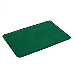Kuber Industries Microfiber Anti Slip 2 Pieces Bath Mat 22"x14", Red and Green - CTKTC22020