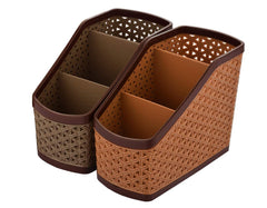 Kuber Industries Combas07 Plastic Storage Basket Set, Set of 2, Multicolor