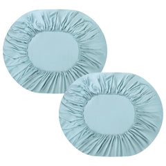 Kuber Industries Double Bed Mattress ProtectorBed Protecter with Elastic 150x200 CM-pack of 2 (Light Green)