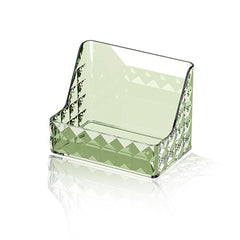 Kuber Industries Pack of 2 Crystal Finish Wall hanging Jewellery Box | Multipurpose Stackable Makeup Organiser | Ideal for Cosmetics, Skincare, Lipsticks, Nail Care| YM.6673D | Dark Green