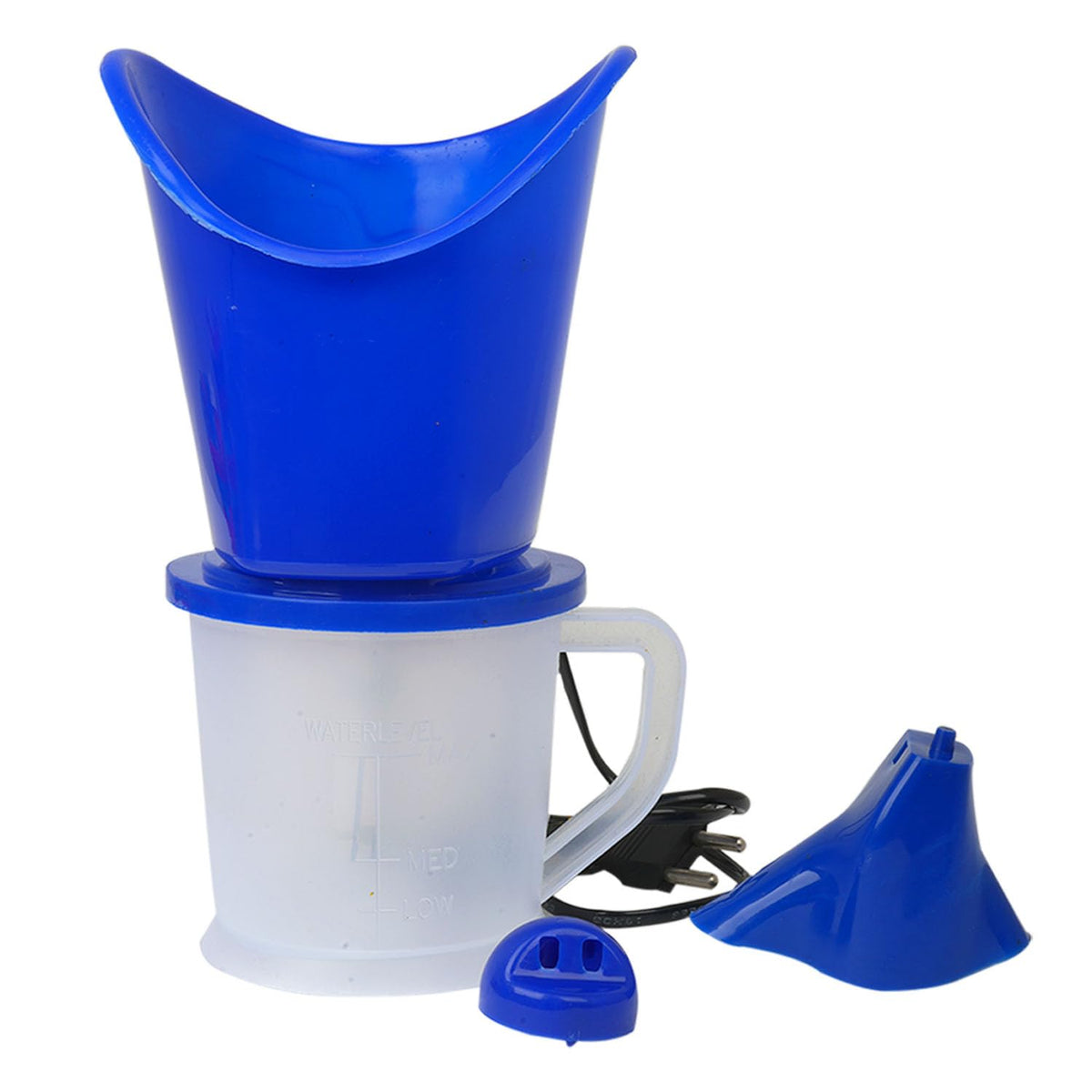 Kuber Industries 3 in 1 Plastic Steam Vaporizer For Cold and Cough (Blue)