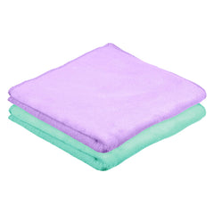 Heart Home Cleaning Towel | Reusable Cleaning Cloths for Kitchen | Duster Towel for Home Cleaning | 400 GSM Cleaning Cloth Towel for Car | Bike | 50x70 | Pack of 2 | Multi