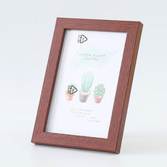Kuber Industries Photo Frame For Home Décor|Use Horizontal & Vertical|Crystal Clear Glass|Perfect For Home, Office And Shop "11.6x16.7CM"-Pack of 2 (Brown)