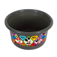 Heart Home Disney Check Bath Tub | Versatile Utility Gaint Tub | Plastic Bath Tub for Baby | Clothes Washing Tub For Bathroom | Feeding Pan Tub | TUB-25 LTR | Pack of 2 | Multi