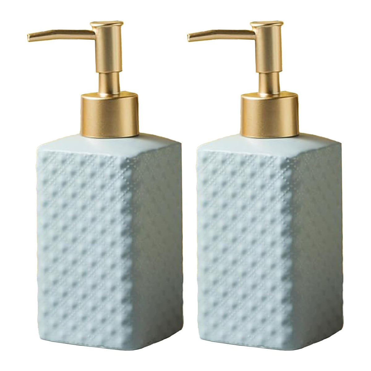 Kuber Industries Liquid Soap Dispenser | Handwash Soap Dispenser | Soap Dispenser for Wash Basin | Shampoo Dispenser Bottle | Bathroom Dispenser Bottle | Pack of 2 | ZX021GY | 350 ml | Gray