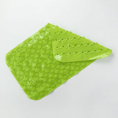 Kuber Industries Bath Mat | PVC Bathroom Mat | Shower Bath Mat | Floor Tub Mat | Foot Massager Mat | Anti-Skid Shower Bathroom Mat | B-02C | Green