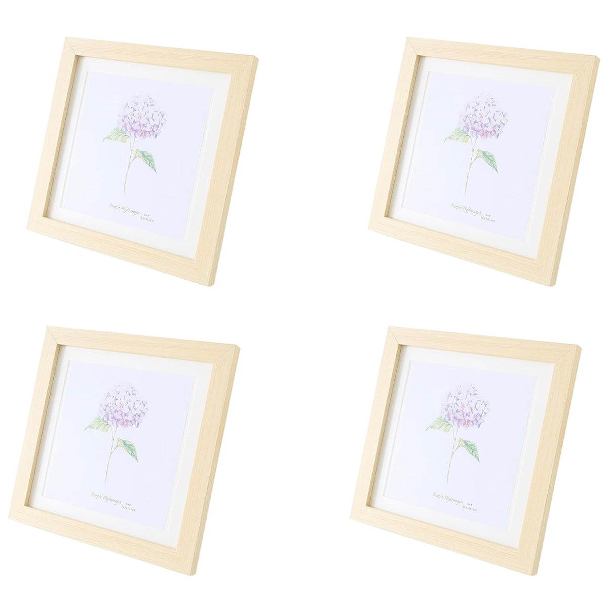 Kuber Industries Photo Frame For Home D?cor|Use Horizontal & Vertical|Crystal Clear Glass|Perfect For Home, Office And Shop 11.6x16.7CM-Pack of 4 (Black)