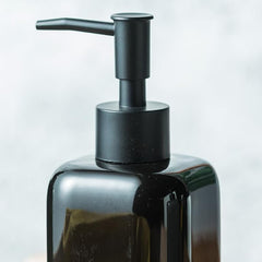 Urbane Home Liquid Soap Dispenser | Handwash Soap Dispenser | Soap Dispenser for Wash Basin | Shampoo Dispenser Bottle | Bathroom Dispenser Bottle | 300 ML | Black