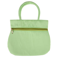 Heart Home Hand Bag|Traditional Hand Bag|Silk Wallet Hand Bag|Woman Tote Hand Bag|Ladies Purse Handbag|Gifts Hand Bag|Curved Shape Embroidery Hand Bag|Green