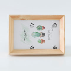 Kuber Industries Photo Frame For Home Décor|Use Horizontal & Vertical|Crystal Clear Glass|Perfect For Home, Office And Shop "11.6x16.7CM"-Pack of 4 (Natural)