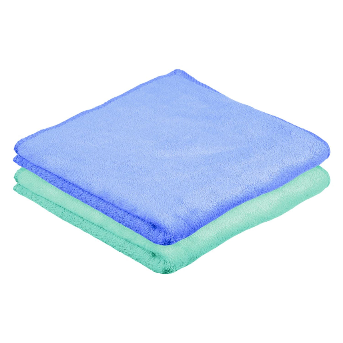 Kuber Industries Cleaning Towel | Reusable Cleaning Cloths for Kitchen | Duster Towel for Home Cleaning | 400 GSM Cleaning Cloth Towel for Car | Bike | 50x70 | Pack of 2 | Multi