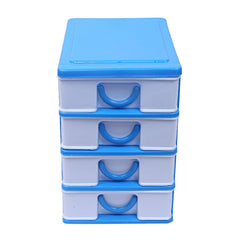 Kuber Industries 5 Layer Cosmetic Cabinet with Trolley|5-Tier Rolling Cart|Shelf Stand With Drawer|Pack of 3|Black