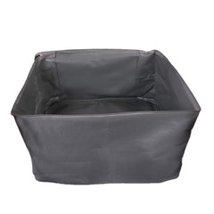 Heart Home Large Moisture Proof Wardrobe Organizer Storage Bag For Clothes With Zipper Closure and Handle (Grey)-HS43HEARTH26669