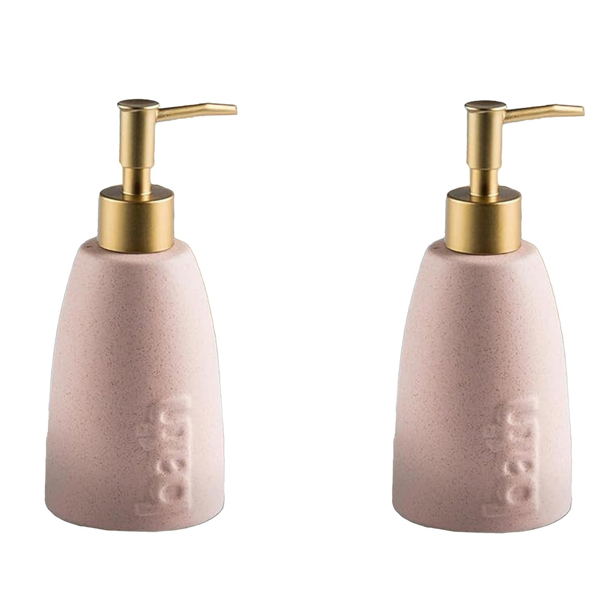 Kuber Industries Liquid Soap Dispenser | Handwash Soap Dispenser | Soap Dispenser for Wash Basin | Shampoo Dispenser Bottle | Bathroom Dispenser Bottle | Pack of 2 | ZX044PK | 320 ml | Pink