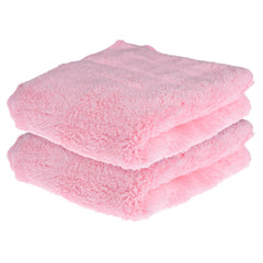 Heart Home Cleaning Towel | Reusable Cleaning Cloths for Kitchen | Duster Towel for Home Cleaning | 350 GSM Cleaning Cloth Towel for Car | Bike | 30x60 | Pack of 2 | Light Pink