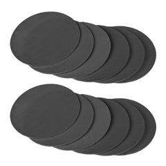 Kuber Industries Coaster | Round Drink Coasters | Foam Tea Coasters for Kitchen | Coasters for Dining Table | Office Desk Coasters | Lining Round Coaster | 12 Piece Set | Gray