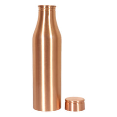 Kuber Industries Copper Plain & Leak Proof Water Bottle For Home, office, Traveling. 1 Ltr (Brown)