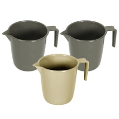 Heart Home Bathroom Mug | Plastic Bath Mug for Bathroom | Bath Mug | Mug for Bathroom | Mug for Toilet | Washroom Jug | 111 Bath Mug | 1 LTR | Pack of 3 | Multi