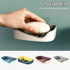 Urbane Home Soap Case|Leakproof Travel Soap Box Case Holder|Plastic Kitchen Sink Self Draining Soap,Pack of 4 (Assorted)