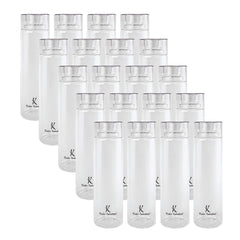 Kuber Industries BPA Free Plastic Water Bottles | Breakproof, Leakproof, Food Grade PET Bottles | Water Bottle for Kids & Adults | Plastic Bottle Set of 4 |Natural (Pack of 5)