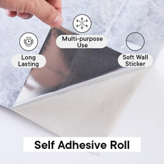 Kuber Industries PET Wallpaper for Walls & Furniture of The Living Room, Bedroom & Kitchen|Oilproof, Heat Resistant & Waterproof|DIY Marble Designer Wall Sticker|Set of 2 Rolls, 60cmx300cm(Pack of 2)