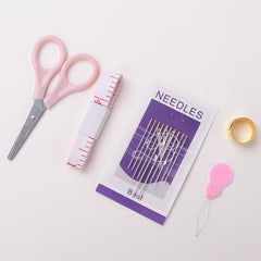 Kuber Industries 3 Sewing Kit Boxes for Home Use (33 Items Included Inside) | Sui Dhaga Kit for Stitching | Multifunctional Stitching Accessories for Embroidery | Threads and Needles with Reel Box