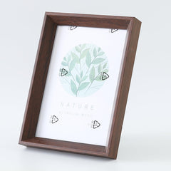 Kuber Industries Photo Frame For Home Décor|Use Horizontal & Vertical|Crystal Clear Glass|Perfect For Home, Office And Shop "14.2x19.3CM"-Pack of 4 (Brown)