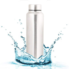 Kuber Industries Eagle Stainless Steel 4 Pieces Fridge Water Bottle/Refrigerator Bottle/Thunder, 1000 ML (Sliver) - CTKTC031430