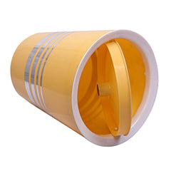 Kuber Industries Plastic Swing Lid Garbage Waste Dustbin, 5 Liters (Yellow) - CTKTC022851