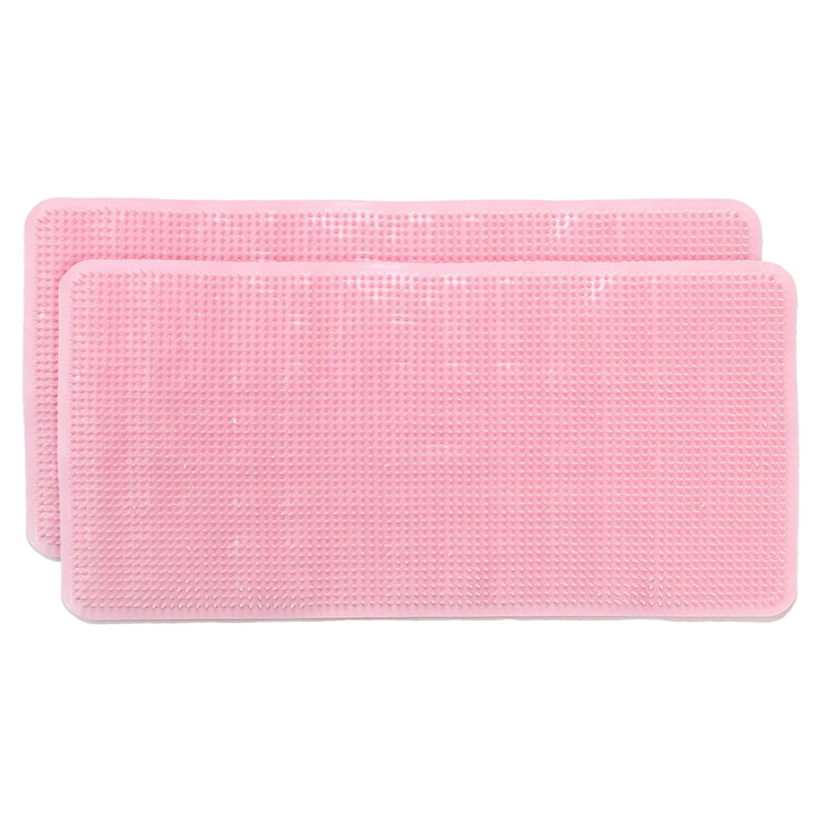 Kuber Industries Bath Mat | PVC Bathroom Mat | Shower Bath Mat | Floor Tub Mat | Bathroom Mud Mat | Anti-Skid Shower Bathroom Mat | L-YSD-B |Pack of 2| Pink