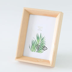 Kuber Industries Photo Frame For Home Décor|Use Horizontal & Vertical|Crystal Clear Glass|Perfect For Home, Office And Shop 10.4x14.2CM-Pack of 4 (Natural)