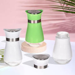 Heart Home Salt Shaker Box | Stainless Steel Pepper Shaker Box | Chilli Flakes Seasoning Sprinkler Box | Namak Daani | Dining Table Masala Box Dabbi | Pack of 3 | Multi