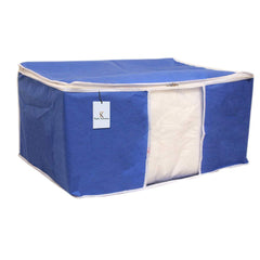 Kuber Industries 9 Piece Non Woven Saree Cover Set, Royal Blue