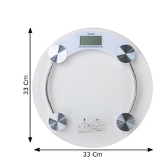 Kuber Industries Weighing Scale armoured glass|Weight Machine For Body Weight|Capicity "180" KG-Pack of 2 (Transparent)