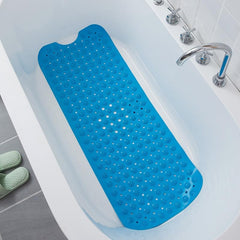 Kuber Industries Bath Mat | PVC Bathroom Mat | Shower Bath Mat | Floor Tub Mat | Bathroom Mud Mat | Anti-Skid Shower Bathroom Mat | M-YSD-40B |Pack of 3| Dark Blue