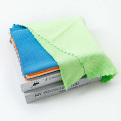 Kuber Industries Pack of 4 Scrubber for Kitchen|Multi-Purpose Microfiber Kitchen Cleaning Cloth with Fish Scales|Glass Cleaning Cloth|Polishing & Scrubbing|Scratcher & Lint Free |YLG4041|Multicolor