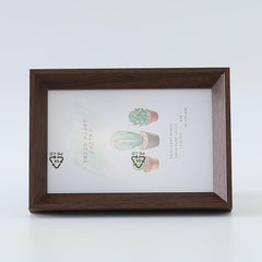 Kuber Industries Photo Frame For Home Décor|Use Horizontal & Vertical|Crystal Clear Glass|Perfect For Home, Office And Shop "11.6x16.7CM"-Pack of 5 (Brown)