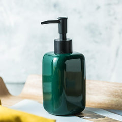Kuber Industries Liquid Soap Dispenser | Handwash Soap Dispenser | Soap Dispenser for Wash Basin | Shampoo Dispenser Bottle | Bathroom Dispenser Bottle | 300 ML | Green