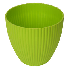 Heart Home Flower Pot | Flower Planter Pots for Indoor | Flower Pots for Outdoor | Pot for Garden & Balcony Flowering | Flower Plants Pot | Mega Flower Pot | 6 Inch | Pack of 2 | Green