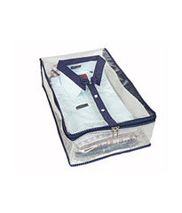 Kuber Industries Heavy 4 Piece Transparent Shirt and Saree Cover Set