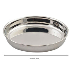 Kuber Industries Stainless Steel Khaman Dhokla Stand 5 Plates Set | Extra Deep Thatte, Idli, Dhokla Plate for Cooking | Induction & Gas Stove Compatible Cookware Set for Kitchen | Silver