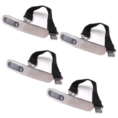 Kuber Industries Portable Weighing Scale For Luggage, Suitcase Capicity "50" KG-Pack of 4 (Black)