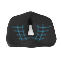 Kuber Industries Chair Cushions for Sitting | Piles Pillow Support & Pain Relief Seat | Height Increase Sitting Cushion for Driver | Tailbone Pain Relief Cushion for Office Chair | MD-S2-Black