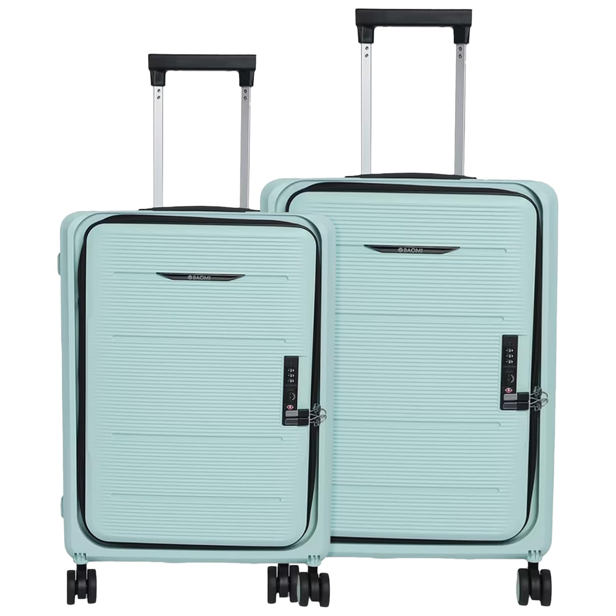 Kuber Industries Luggage Bag | Trolley Bags for Travel | Collapsible Luggage Bag | Travelling Bag | Trolley Bags for Suitcase | Lightweight Luggage Bag | 20P-24P Inch |Pack of 4| Rose Pink
