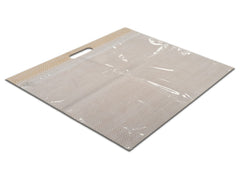 Heart Home Non-Woven Wardrobe Organizer/Gift Bags/Storage Bag For Store Saree, Lehenga, Suit With Transparent Window With Handle- Pack of 12 (Brown)