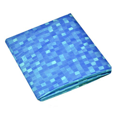 Kuber Industries Baby Plastic Sheet/Sheet,Waterproof Bedsheet (6.5 Ft X 6.5 Ft) Plastic/PVC Code-Kmt04(Blue)