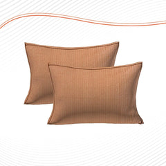 Kuber Industries Double Bedsheet|Cotton 120 TC Luxury Printed Soft & Lightweight Bedsheet with 2 Pillow Covers (Brown) (Pack of 3)