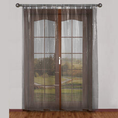 Kuber Industries PVC AC Curtain-8ft 0.2mm Transparent (CKTS04)